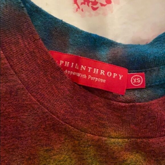 N. Philanthropy tie dye tee worn once XS - Picture 2 of 3